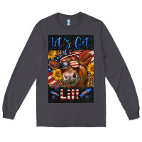 Smoke Western Let's Get Lit Cow Long Sleeve Tee - LillyAllenDesigns