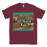 Burgundy mama mama mama Classic Tee - Artiststas
