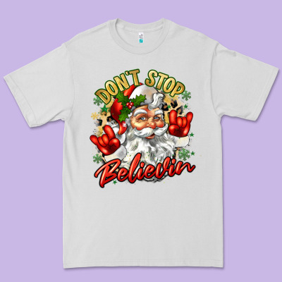 Dont Stop Believin Premium Tee Designed By Zillion Design Studio