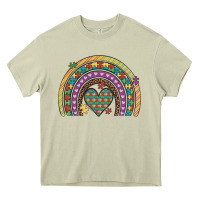 Mossy autism awareness heart leopard rainbow Heavy Core Tee - Artiststas