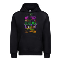 Black witches monsters goblins and screams its almost halloween Urban Hoodie - CowGirlArtShop