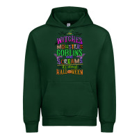 Foreset Green witches monsters goblins and screams its almost halloween Urban Hoodie - CowGirlArtShop