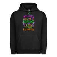 Pigment Black witches monsters goblins and screams its almost halloween Urban Hoodie - CowGirlArtShop