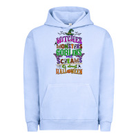 Pigment Grape Ice witches monsters goblins and screams its almost halloween Urban Hoodie - CowGirlArtShop