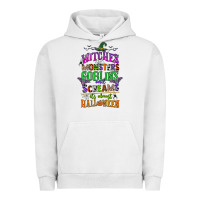 Pigment Lunar Rock witches monsters goblins and screams its almost halloween Urban Hoodie - CowGirlArtShop