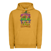 Witches Monsters Goblins And Screams Its Almost Halloween Urban Hoodie | Teevron