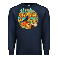 Navy tis' the season Premium Sweatshirt - LillyAllenDesigns