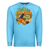 Ocean Blue tis' the season Premium Sweatshirt - LillyAllenDesigns