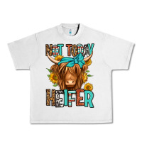 Lunar Rock not today heifer long haired cow Urban Heavy Tee - Jasminsmagicworld
