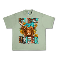 Oil Green not today heifer long haired cow Urban Heavy Tee - Jasminsmagicworld