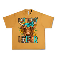 Peanut Butter not today heifer long haired cow Urban Heavy Tee - Jasminsmagicworld