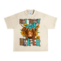 Sandshell not today heifer long haired cow Urban Heavy Tee - Jasminsmagicworld