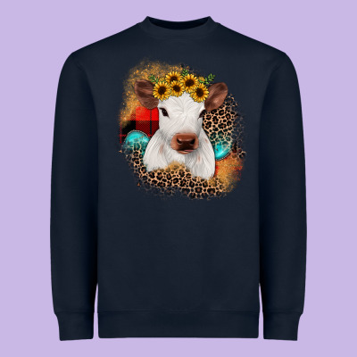 Christmas Heifer Heavyweight Sweatshirt Designed By Jahusdesignshop