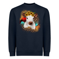 Navy christmas heifer Heavyweight Sweatshirt - JahusDesignShop