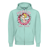 Seafoam cupid co Zipper Hoodie - MaliasSmallBusiness