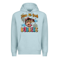 Blue Mist show me your bobbers Premium Hoodie - JahusDesignShop