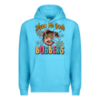 Ocean Blue show me your bobbers Premium Hoodie - JahusDesignShop