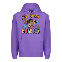 Purple show me your bobbers Premium Hoodie - JahusDesignShop