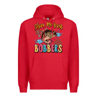 Red show me your bobbers Premium Hoodie - JahusDesignShop