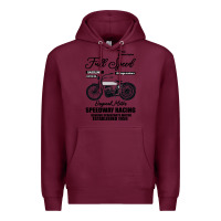 Burgundy Speedway Racing Full Speed Pin Premium Hoodie - Bettercallsaul