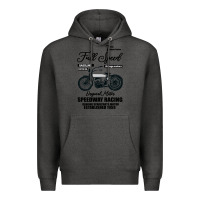 Charcoal Heather Speedway Racing Full Speed Pin Premium Hoodie - Bettercallsaul
