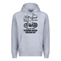 Heather Grey Speedway Racing Full Speed Pin Premium Hoodie - Bettercallsaul