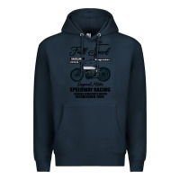 Navy Speedway Racing Full Speed Pin Premium Hoodie - Bettercallsaul