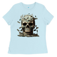 Baby Blue bad money Ladies Tee - Unal Design