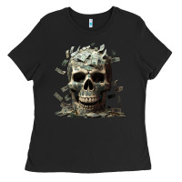 Black bad money Ladies Tee - Unal Design