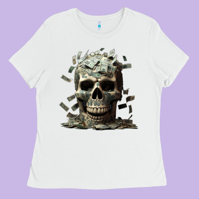 Bad Money Ladies Tee Designed By Unal Design