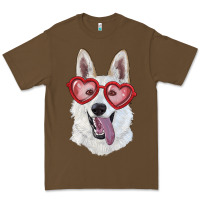 White Shepherd With Love Glasses Premium Tee | Teevron