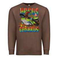 Chestnut Hocus Croakus Halloween Frog Premium Sweatshirt - LillyAllenDesigns