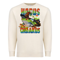 Sandshell Hocus Croakus Halloween Frog Premium Sweatshirt - LillyAllenDesigns