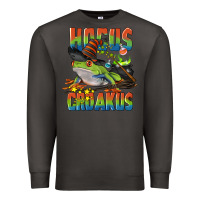 Smoke Hocus Croakus Halloween Frog Premium Sweatshirt - LillyAllenDesigns
