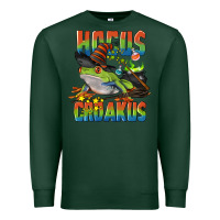 Sports Green Hocus Croakus Halloween Frog Premium Sweatshirt - LillyAllenDesigns