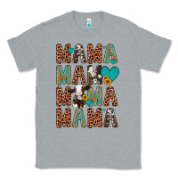 Heather Grey mama mama mama mama Classic Tee - Artiststas