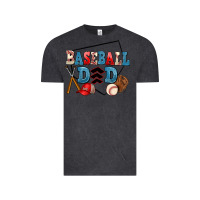 Vintage Black baseball dad Vintage Tee - AdoDesignShop