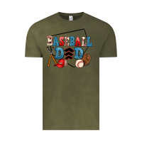 Vintage Olive baseball dad Vintage Tee - AdoDesignShop