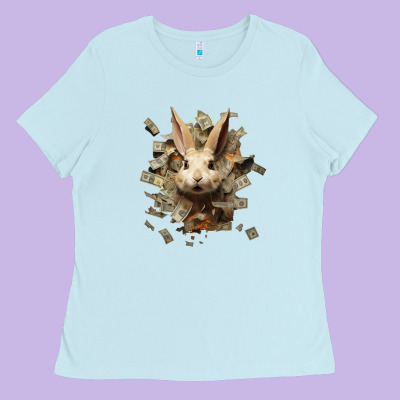 Bad Rabbit Ladies Tee Designed By Unal Design