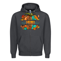 Smoke Thankful grateful blessed mini pumpkin Zipper Hoodie - NancyCooperArtShop