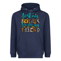Navy name mother and friend tribute design Heavyweight Hoodie - LillyAllenDesigns