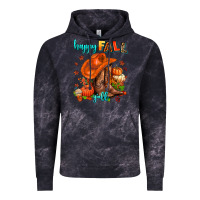 Cloud Black happy fall y'all  cowgirl Vintage Hoodie - AdoDesignShop