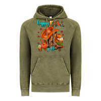 Vintage Olive happy fall y'all  cowgirl Vintage Hoodie - AdoDesignShop