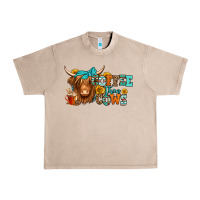 French Oak coffee then cows longhaired cow Urban Heavy Tee - Jasminsmagicworld