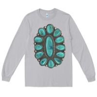 Moon Dust Turquoise Gemstone Jewelry Long Sleeve Tee - LillyAllenDesigns