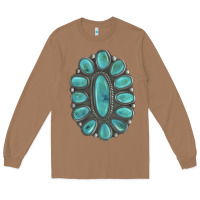 Toasted Coconut Turquoise Gemstone Jewelry Long Sleeve Tee - LillyAllenDesigns