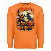 Carrot Happy Halloween With Crow Premium Sweatshirt - LillyAllenDesigns