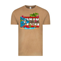Vintage Camel puerto rico and flowers with frog Vintage Tee - AdoDesignShop