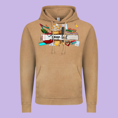 Costomized Teachers Name Vintage Hoodie Designed By Adodesignshop