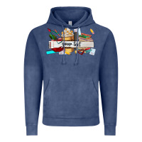 Vintage Denim costomized teachers name Vintage Hoodie - AdoDesignShop